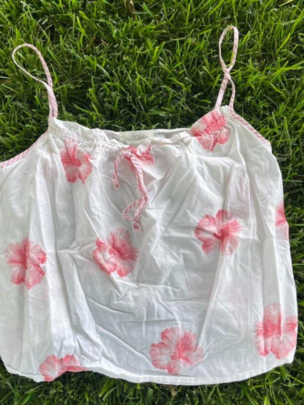 Cotton Crop Floral Print Tank Aria Women’s Tank